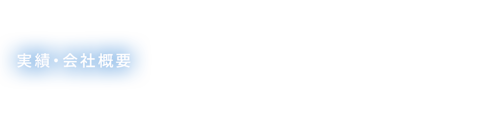 実績・会社概要